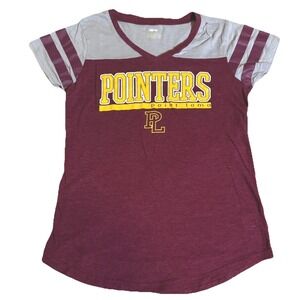 Point Loma Pointers Short Sleeve T-Shirt Women's Size Small V-Neck Sport Top Tee
